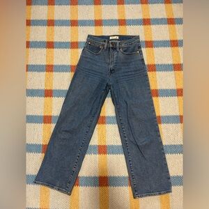 Perfect Vintage Wide Leg Crop Jean in Montclare Wash Tencel Edition